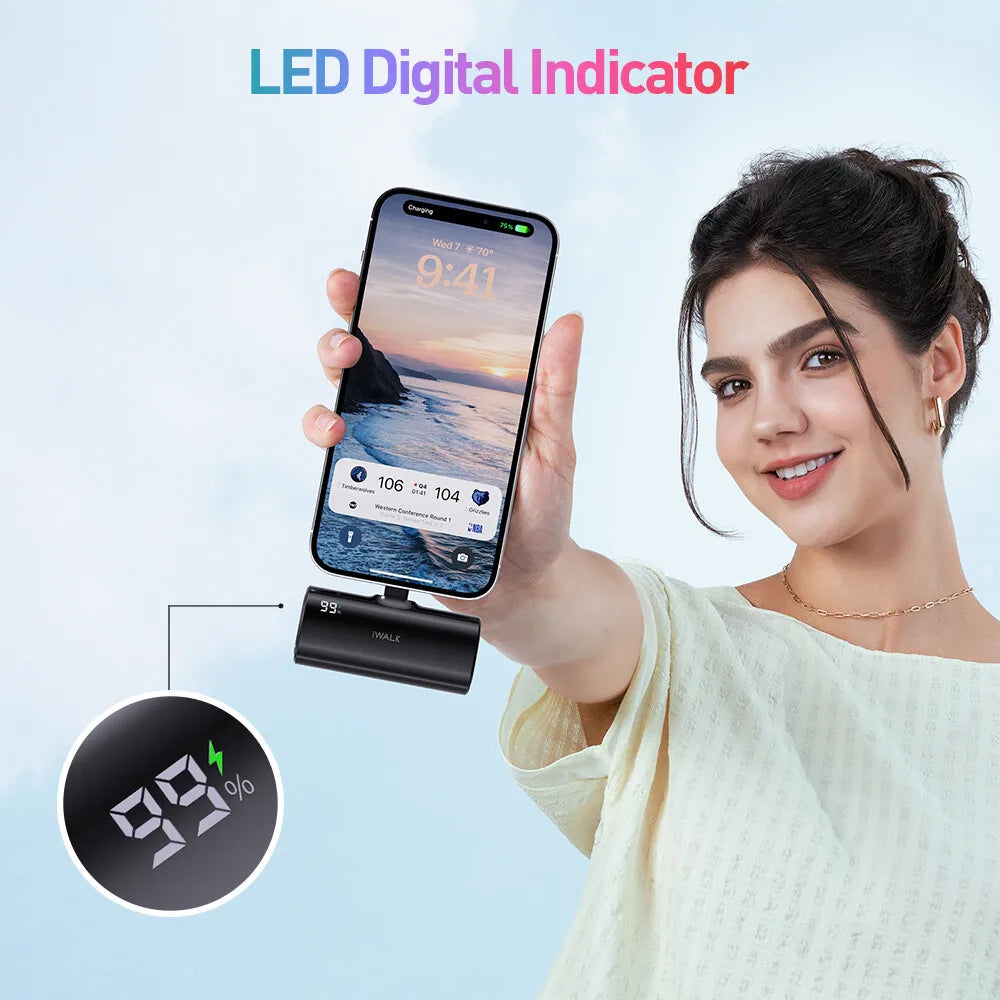 IWALK Portable Capsule Power Bank - Caseably