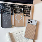 Electroplated 3D Stripes Pattern for Magsafe Magnetic Case
