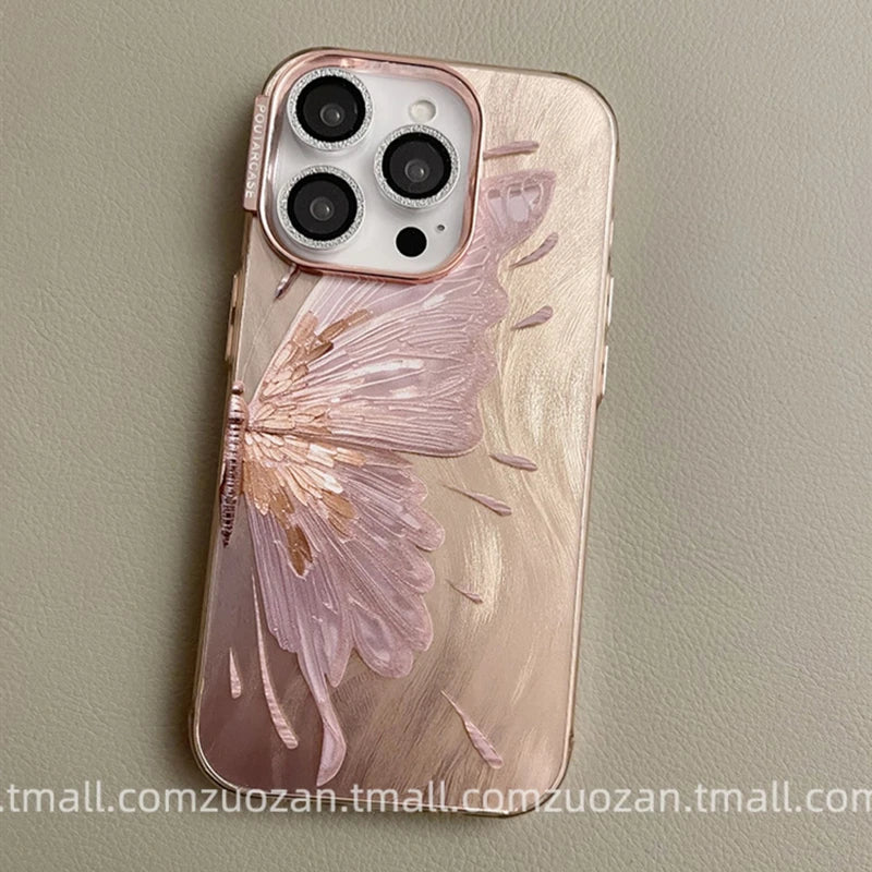 Luxury Butterfly Laser Glitter Case - Caseably