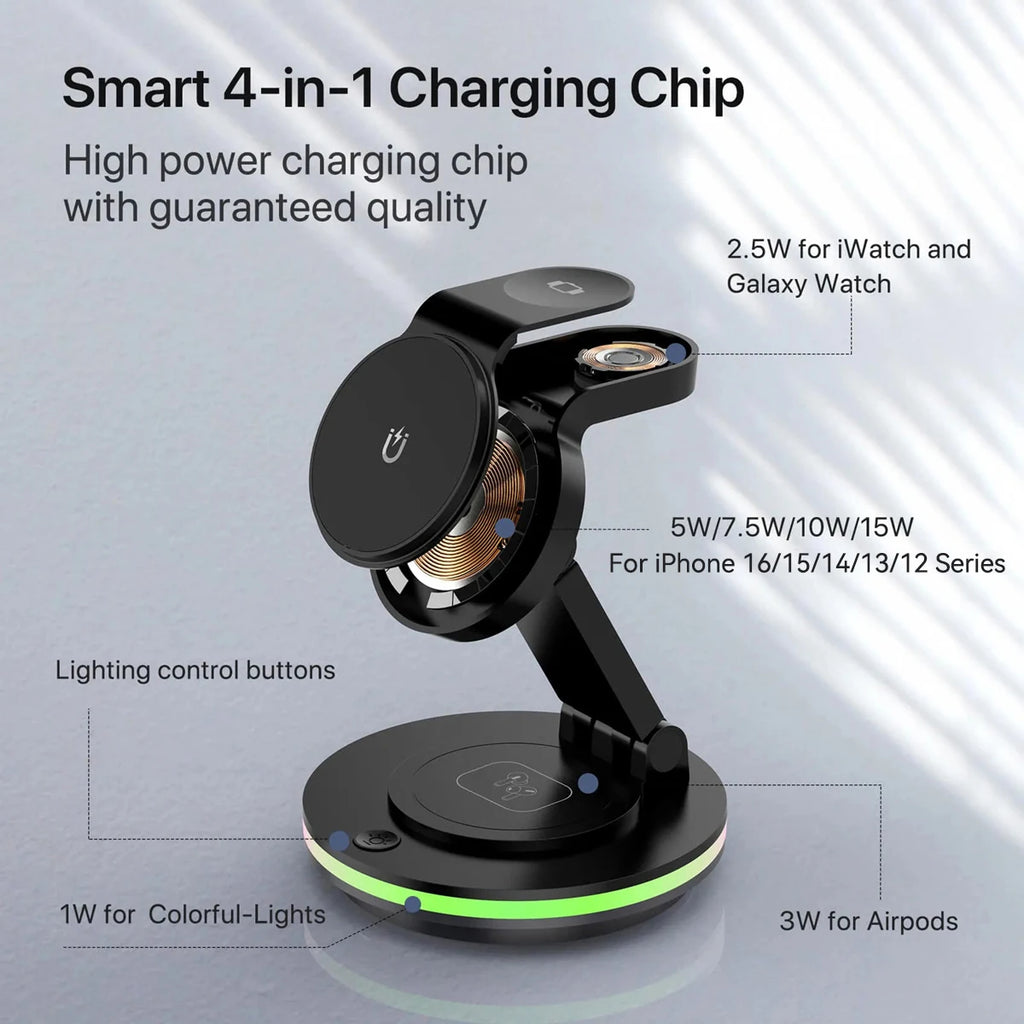 4 in 1 Wireless Charging Station - Caseably