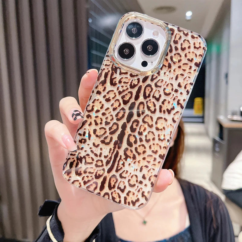 Rainbow Shell Glitter Laser Case - Caseably