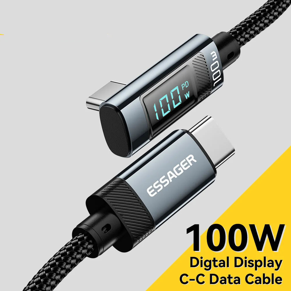100W USB C to Type C Cable Fast Charging Cable