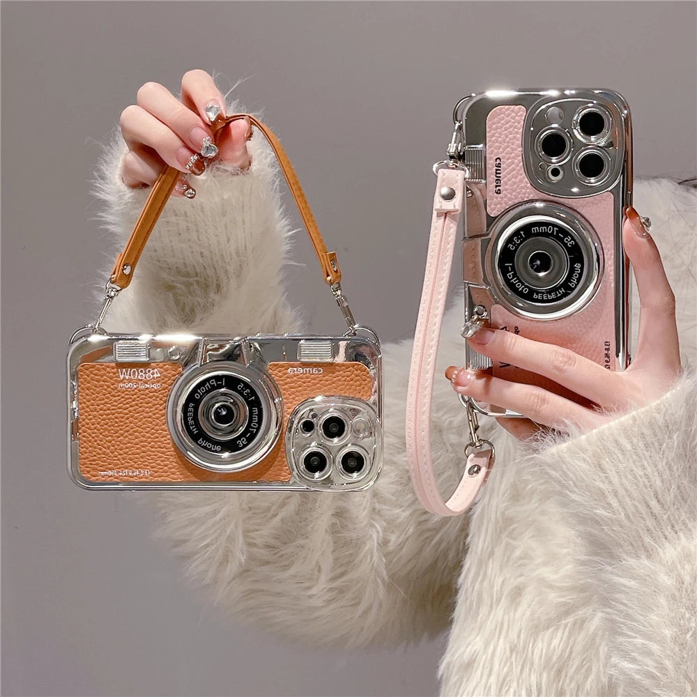 Japan Korean 3D luxury Camera Case - Caseably
