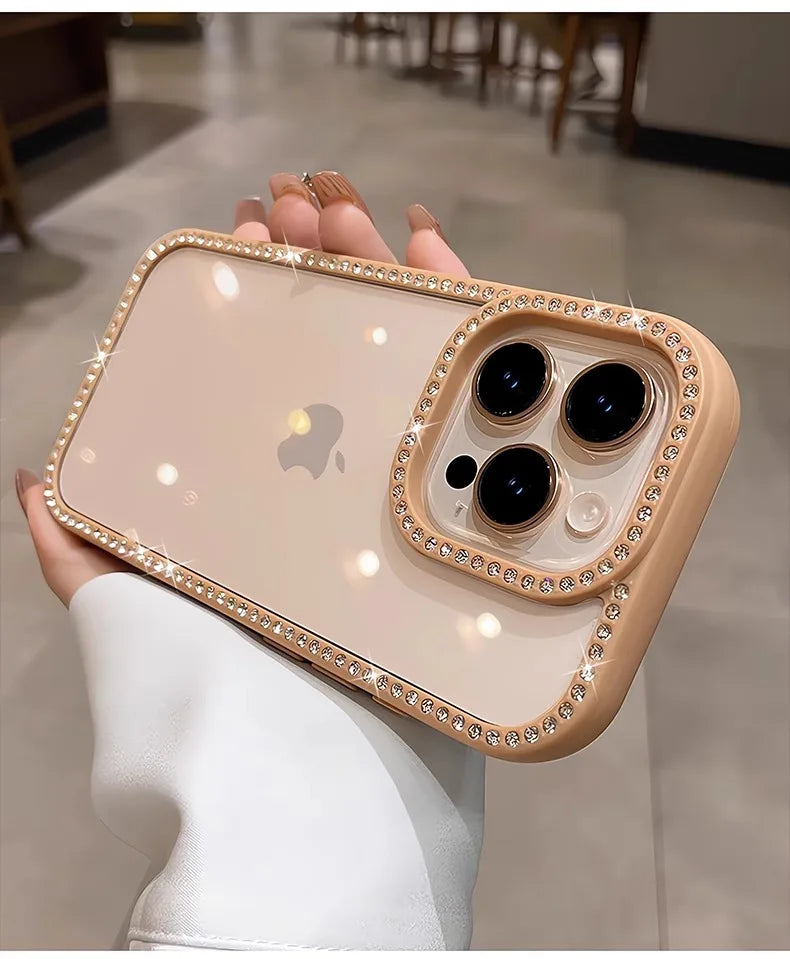 Diamond Glitter Transparent Phone Case - Caseably