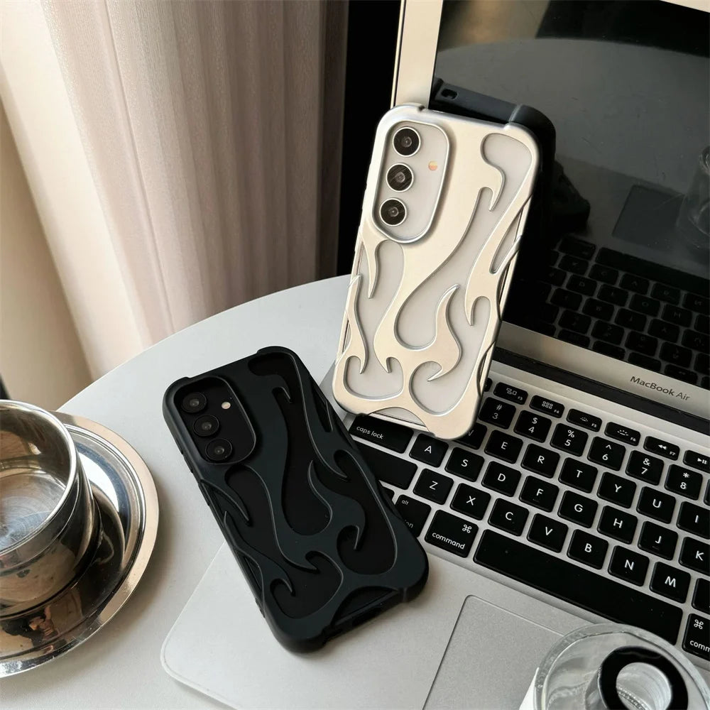 Hollow Slim Flame Pattern Case - Caseably