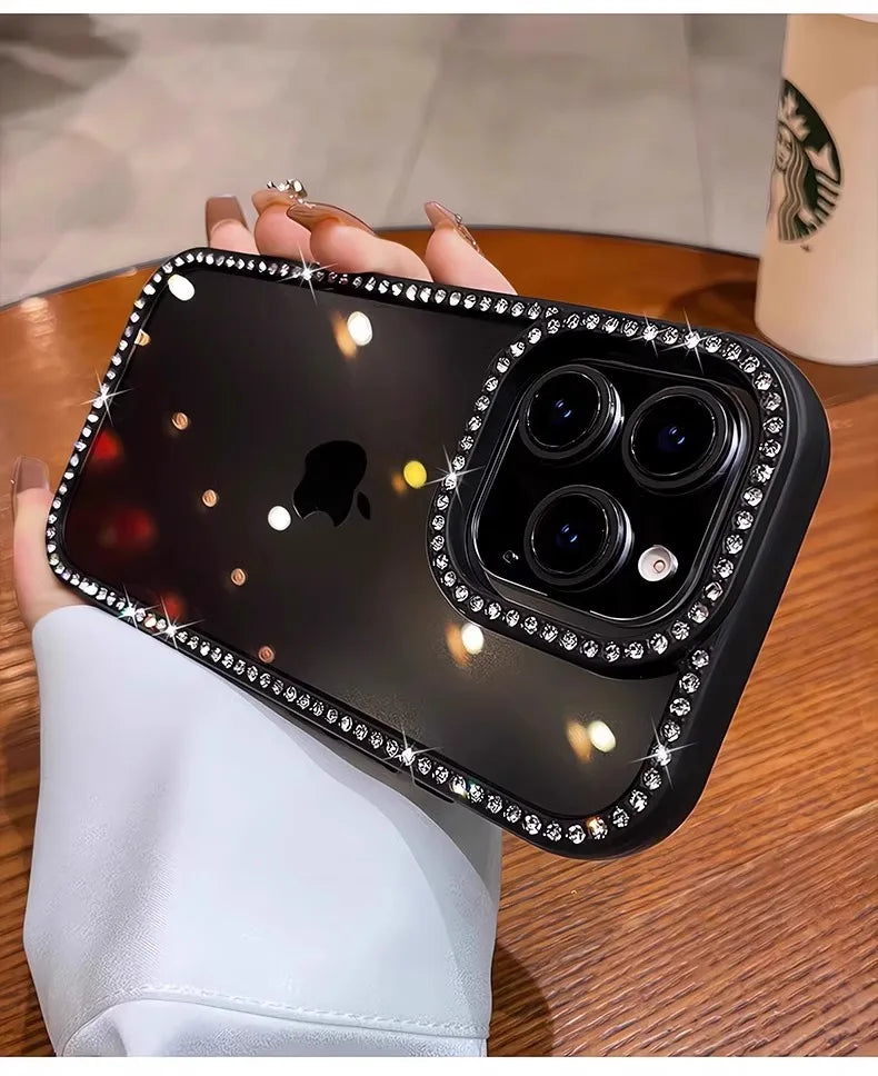 Diamond Glitter Transparent Phone Case - Caseably