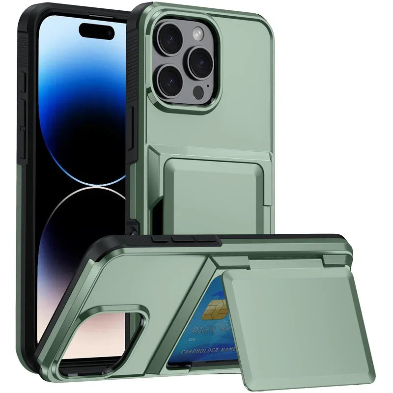 Card Wallet Phone Cases - Caseably