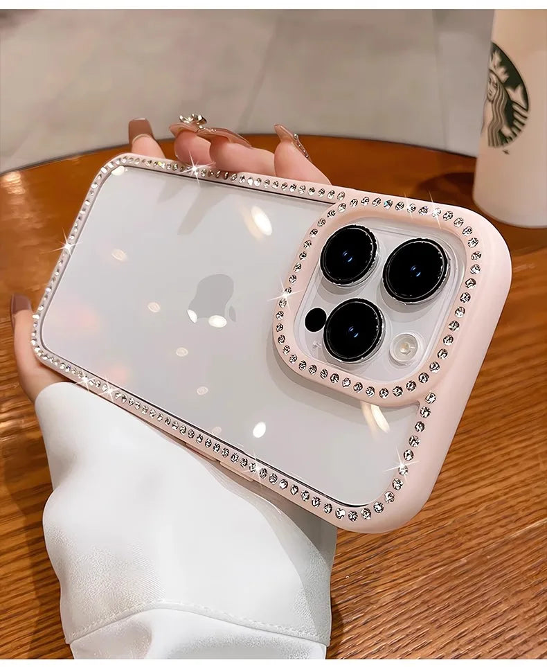 Diamond Glitter Transparent Phone Case - Caseably