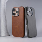 Crazy Horse Leather MagSafe Phone Case - Caseably