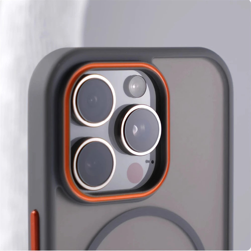 Luxury Matte Translucent Magnetic Case