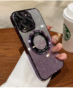 Luxury Magsafe Plating Gradient Glitter Case - Caseably