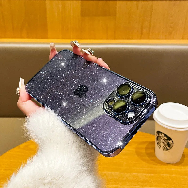 Bling Glitter Plating Phone Case - Caseably