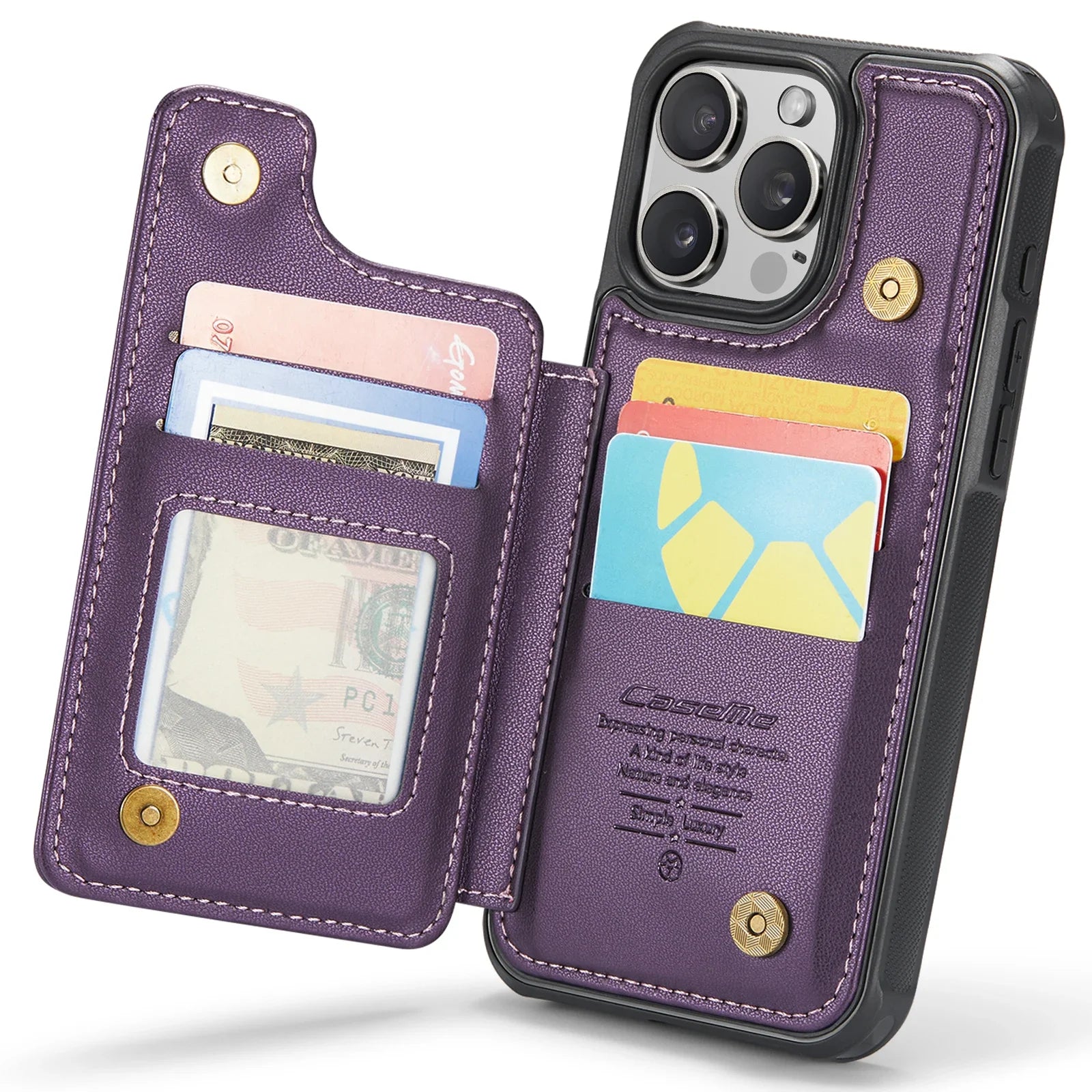 iPhone Wallet Case with Card Holder - Caseably