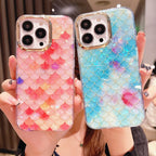 Rainbow Shell Glitter Laser Case - Caseably