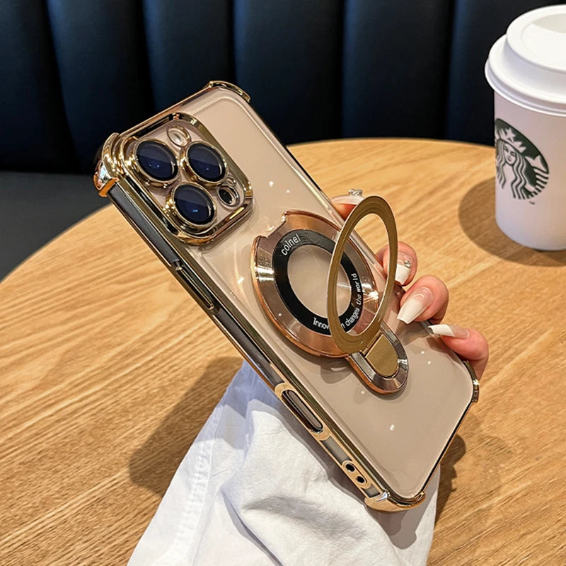 Plating Magsafe Wireless Charge Case - Caseably