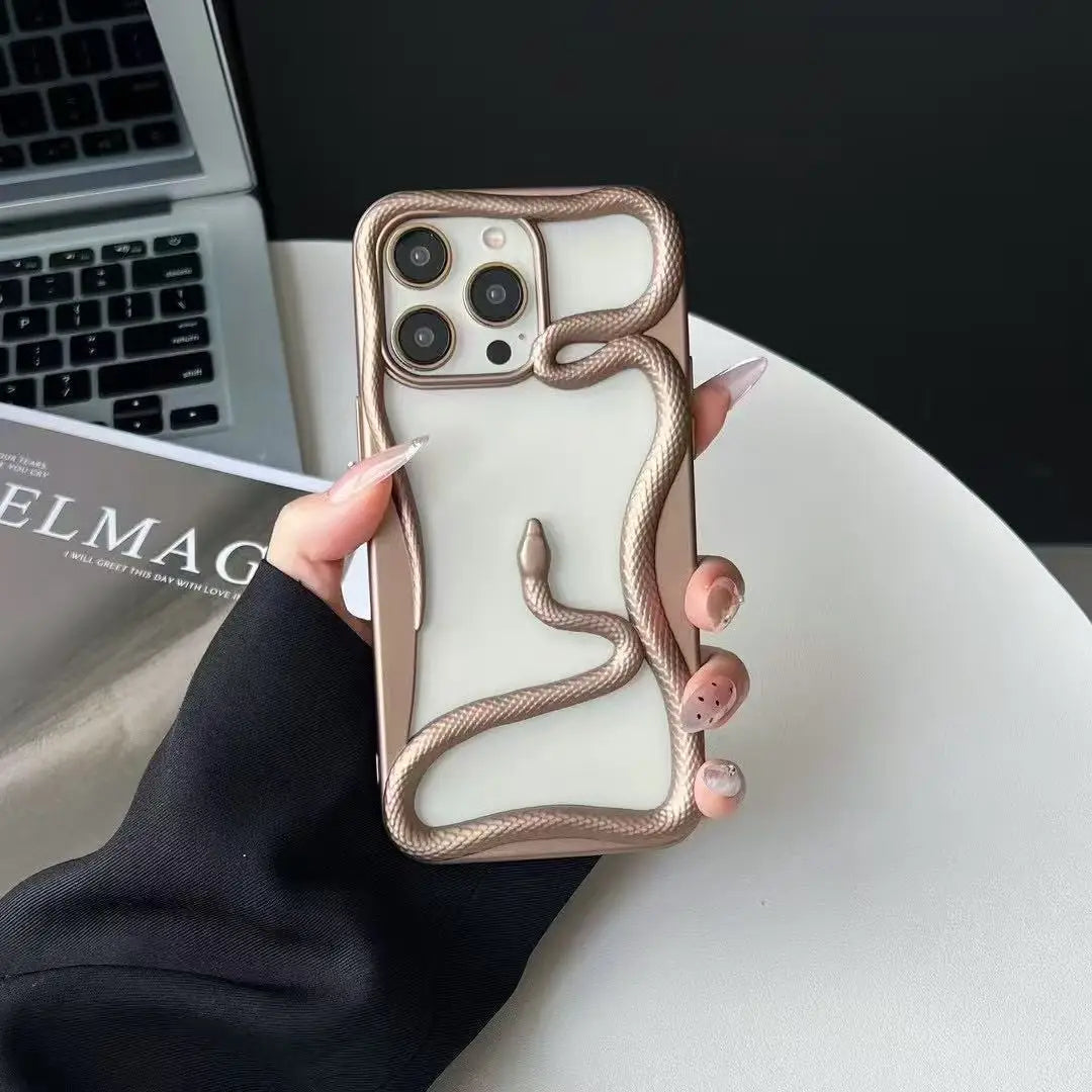 Cool 3D Snake Hollow Phone Case - Caseably