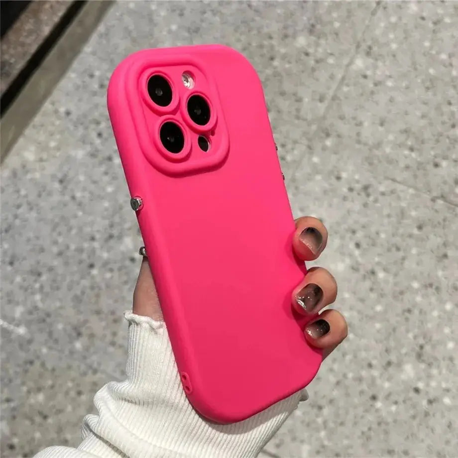 Candy Color Soft Silicone Phone Case - Caseably