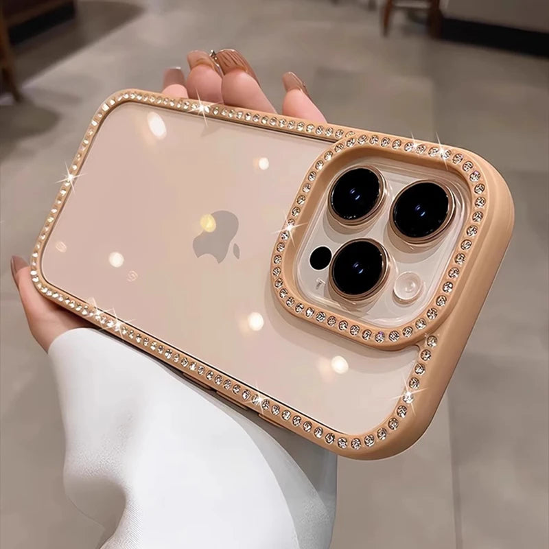 Diamond Glitter Transparent Phone Case - Caseably