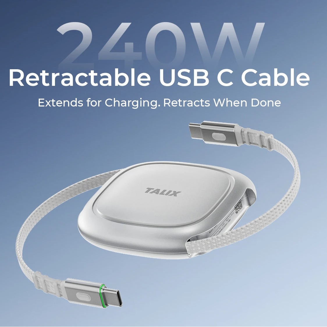 USB C to USB C Cable 240W Charger Cord