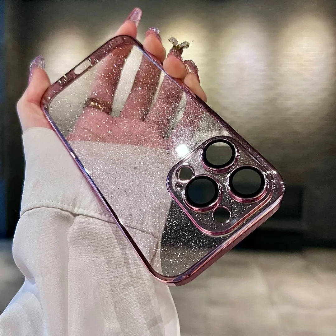 Bling Glitter Plating Phone Case - Caseably