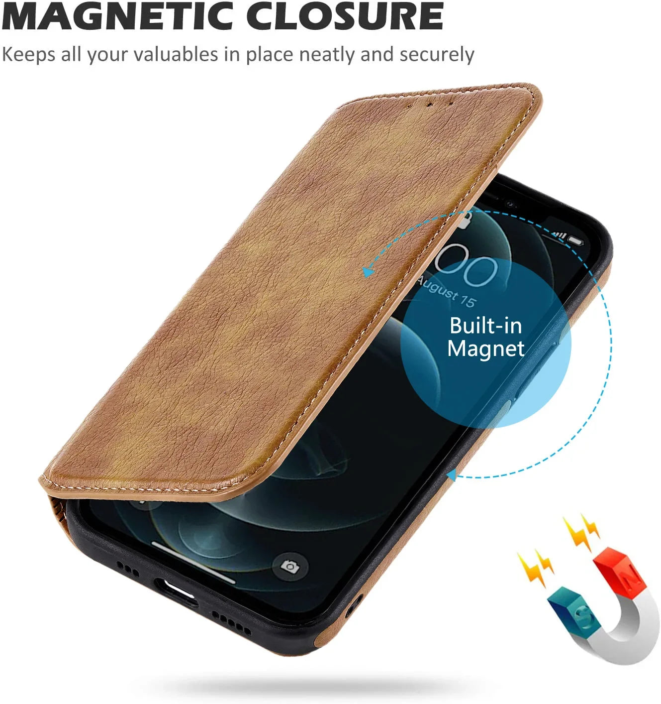 Leather Case For iPhone - Caseably