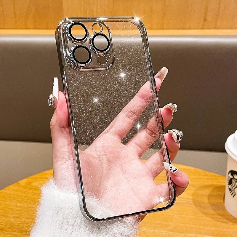 Bling Glitter Plating Phone Case - Caseably