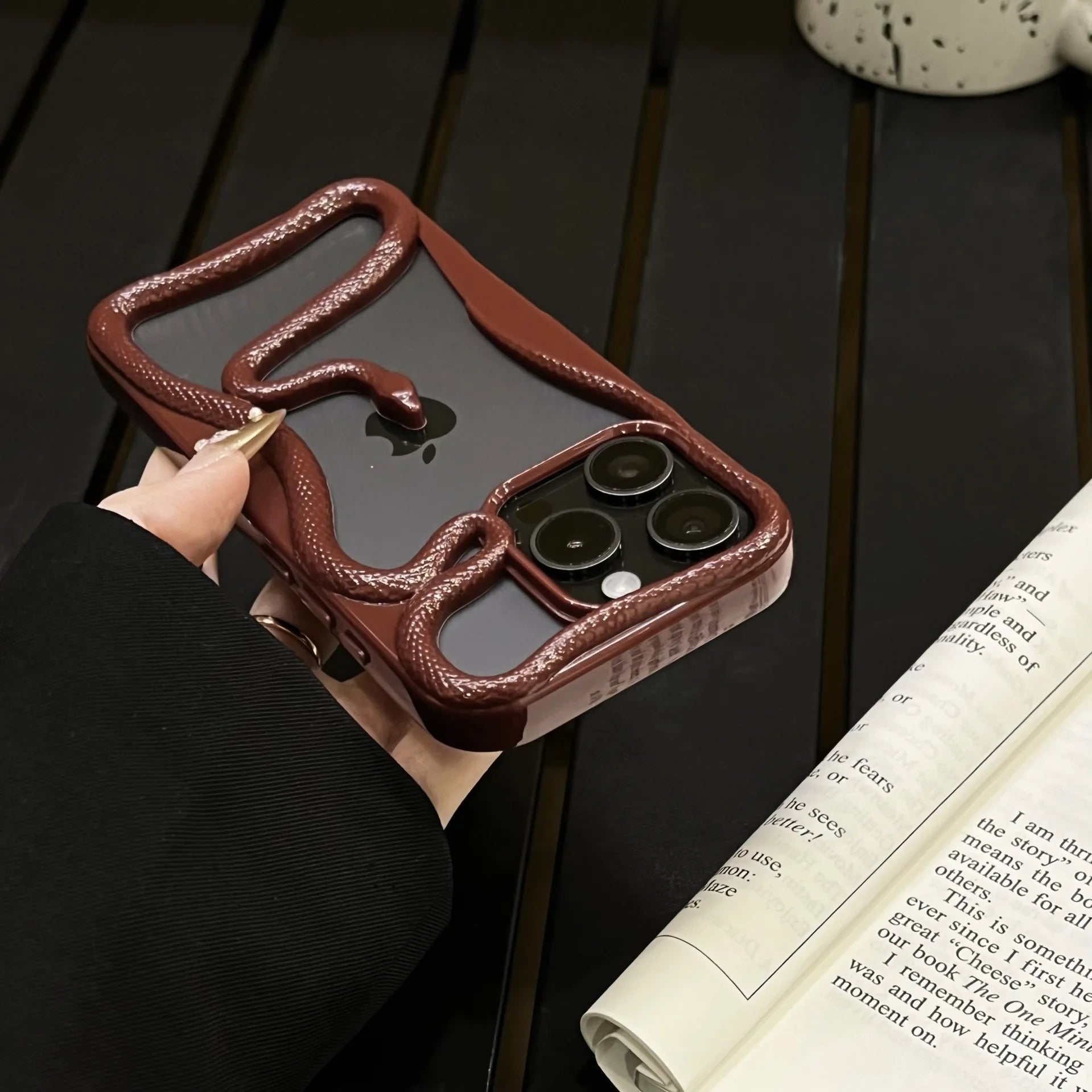 Cool 3D Snake Hollow Phone Case - Caseably