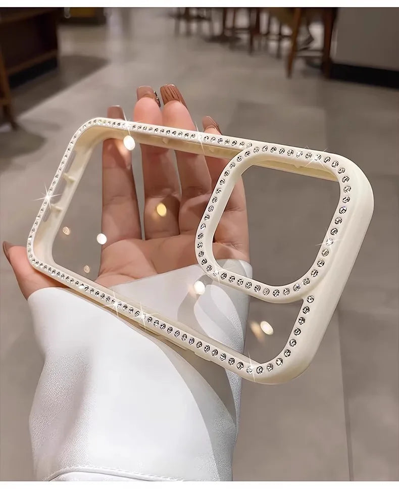 Diamond Glitter Transparent Phone Case - Caseably