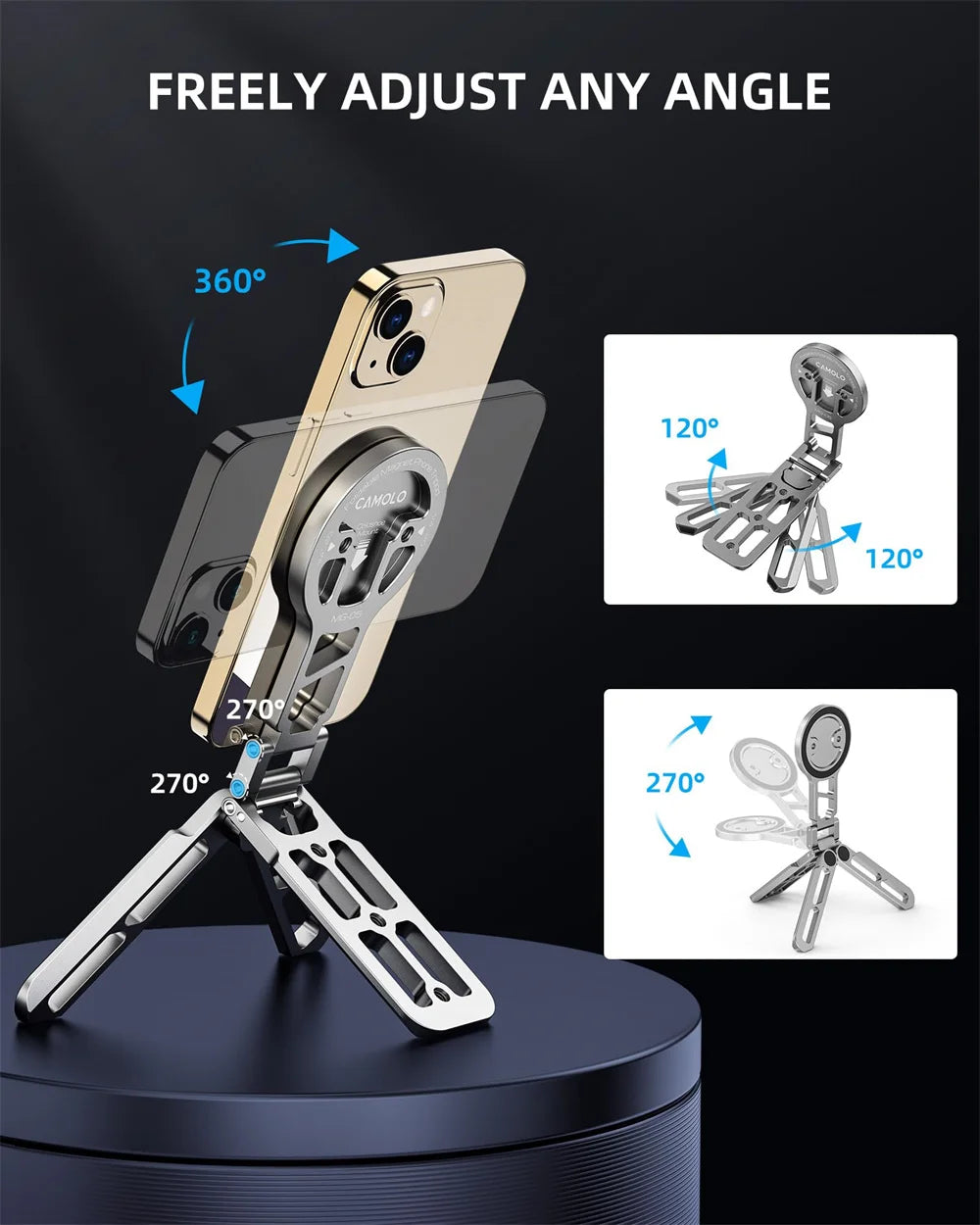 Foldable Magnetic Tablet Phone Holder