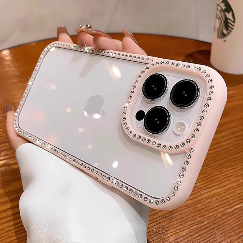 Diamond Glitter Transparent Phone Case - Caseably