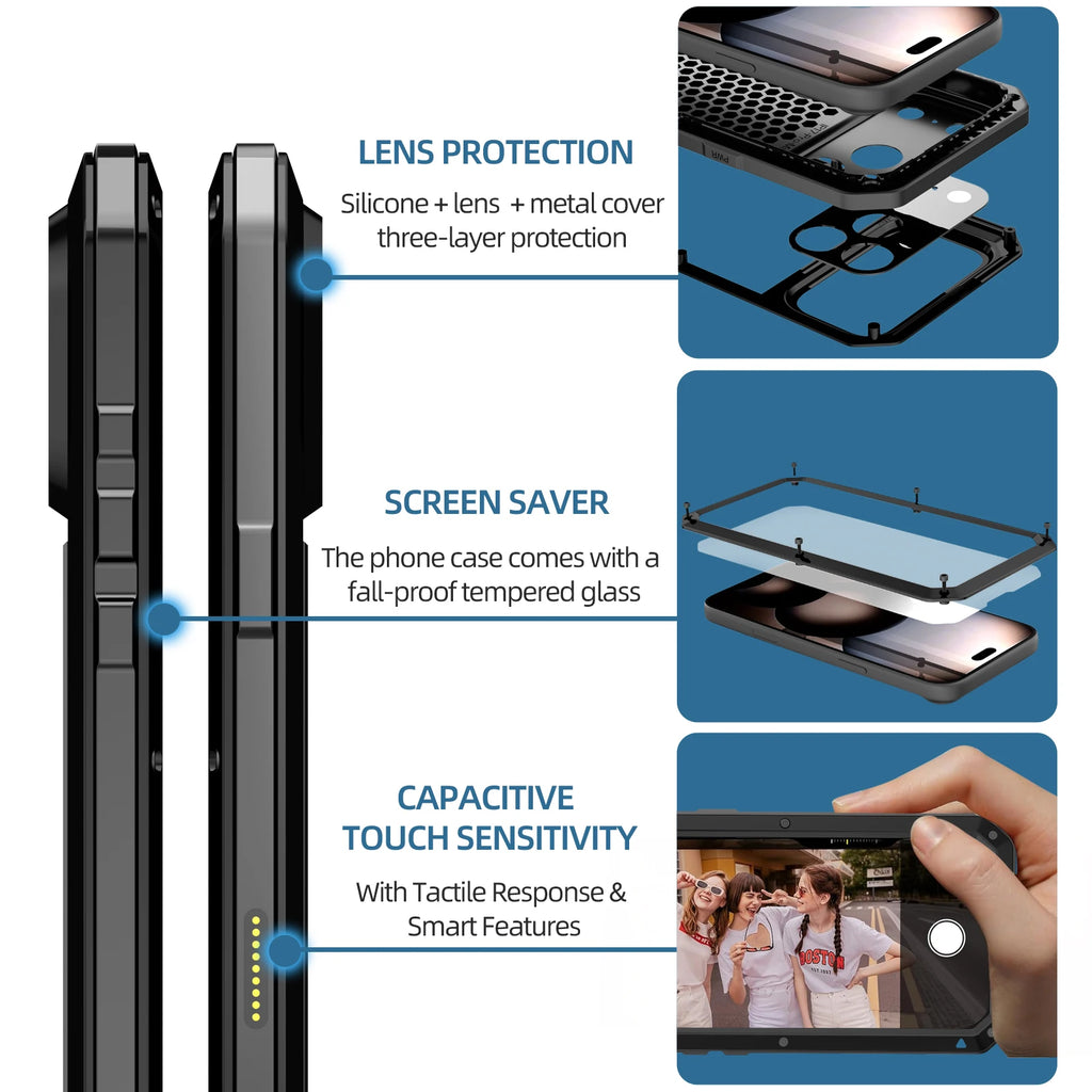 Luxury Heavy Duty Case For iPhone