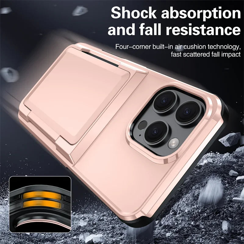 Card Wallet Phone Cases - Caseably