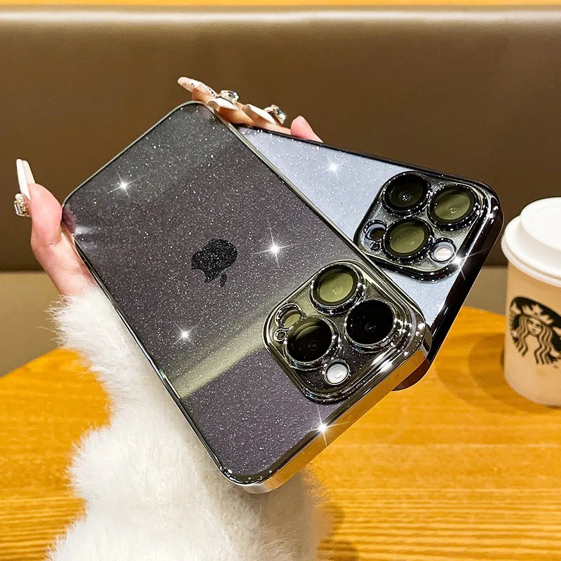 Bling Glitter Plating Phone Case - Caseably