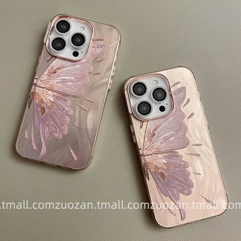 Luxury Butterfly Laser Glitter Case - Caseably