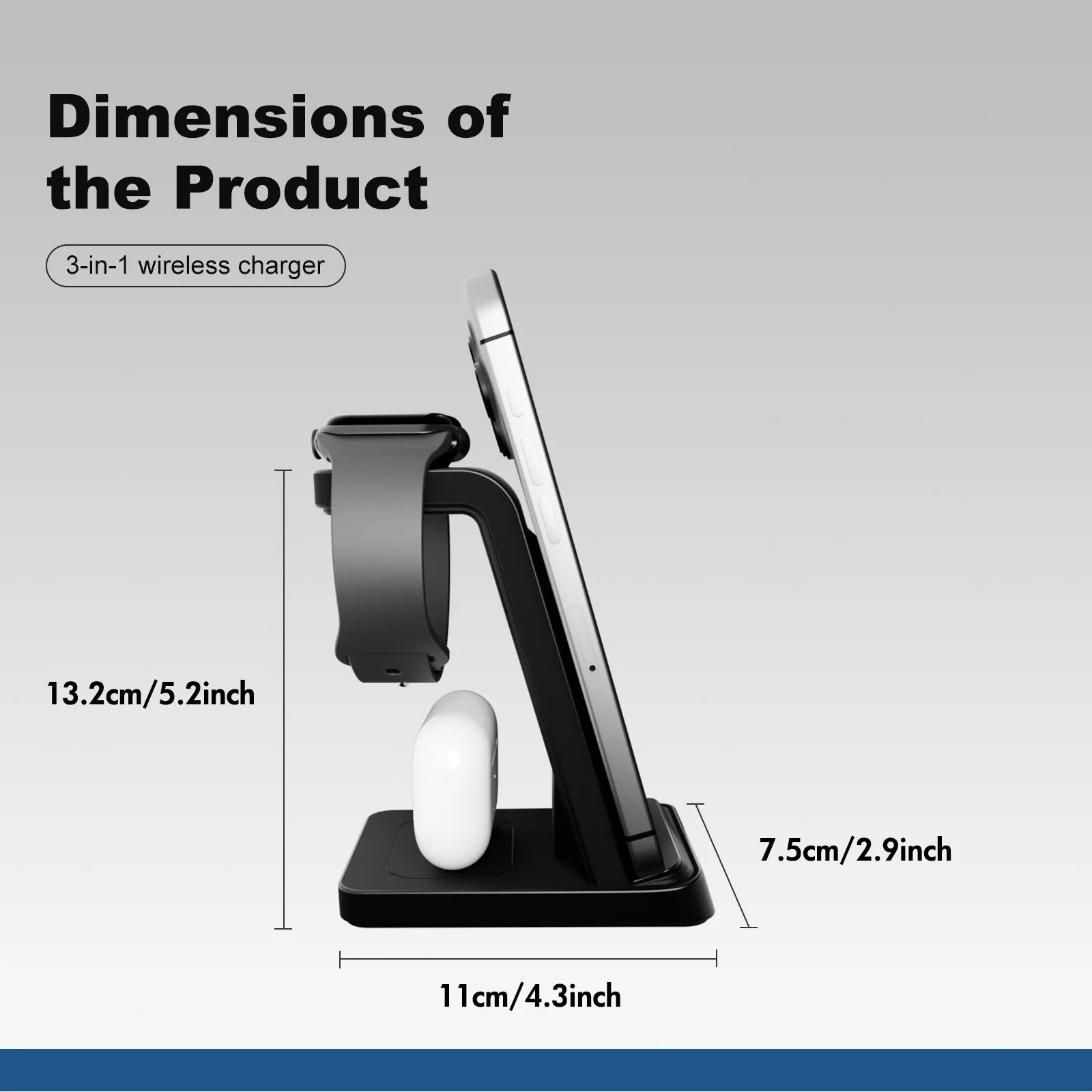 3-in-1 Wireless Charging Station - Caseably