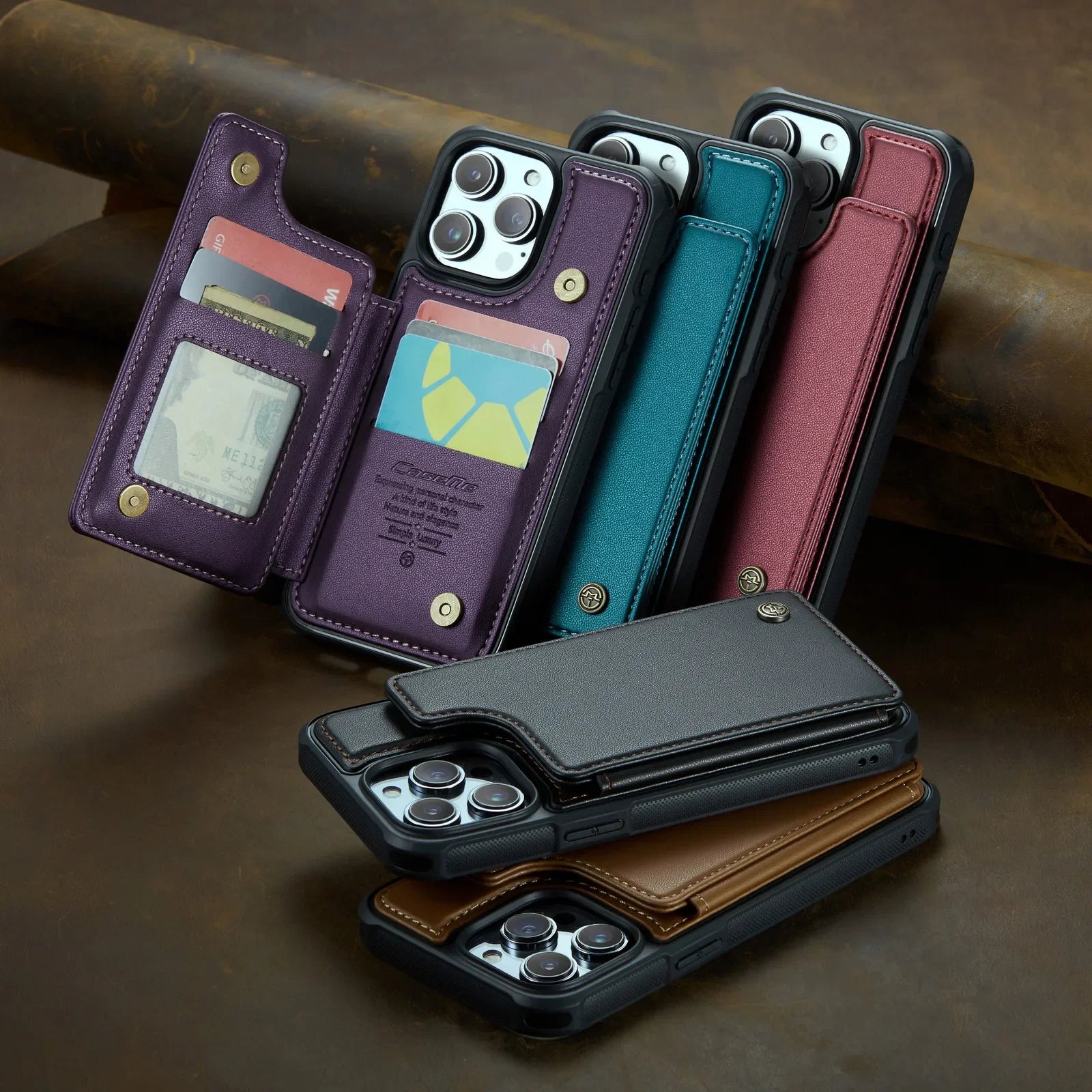 iPhone Wallet Case with Card Holder - Caseably