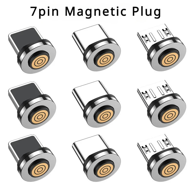5PCS 7PIN Magnetic Cable Plug